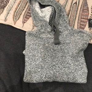 Cropped workout hoodie
